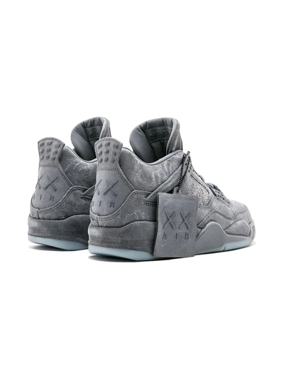 Jordan Air  4 Retro Kaws In Grey