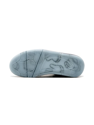 Shop Jordan X Kaws Air  4 Retro Sneakers In Grey