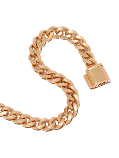 Shop Loren Stewart Magnetic Curb-chain Bracelet In Gold
