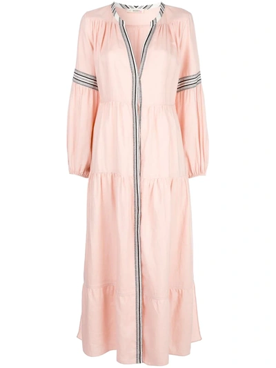 Shop Lemlem Koki Peasant Dress In Pink