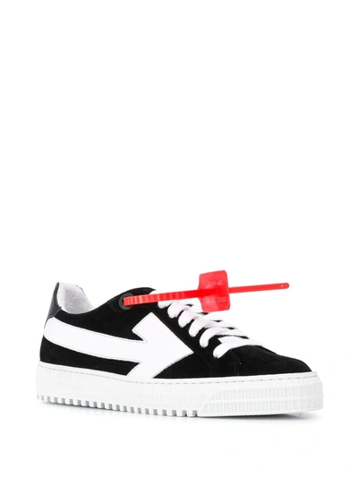 Shop Off-white Arrow Low-top Sneakers In Black