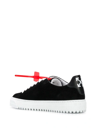 Shop Off-white Arrow Low-top Sneakers In Black