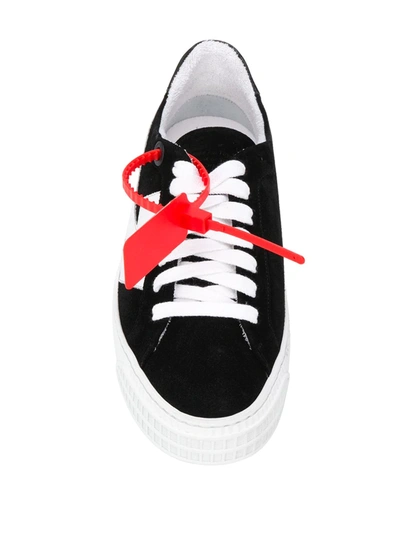 Shop Off-white Arrow Low-top Sneakers In Black