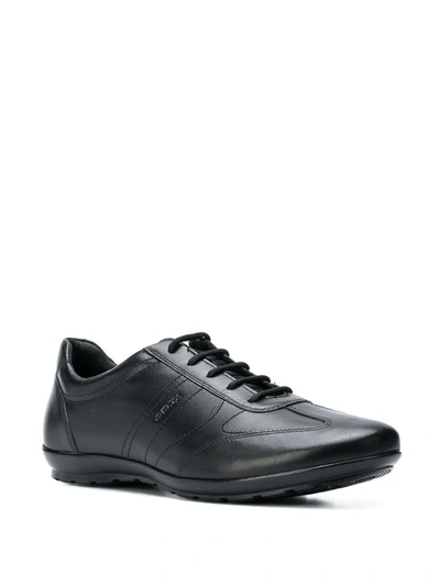 Geox Symbol Casual Sneakers In C9999 Black