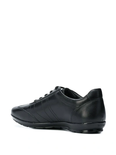 Geox Symbol Casual Sneakers In C9999 Black