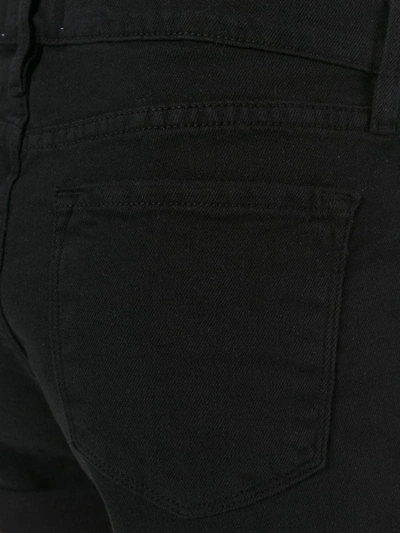 Shop Frame Cutoff Shorts In Black