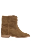 ISABEL MARANT ETOILE 70MM CRISI SUEDE ANKLE BOOTS, BROWN