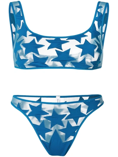 Shop Sian Swimwear Zendaya Bikini In Blue