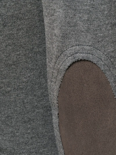 Shop Maison Margiela Elbow Patch Sweater In Grey