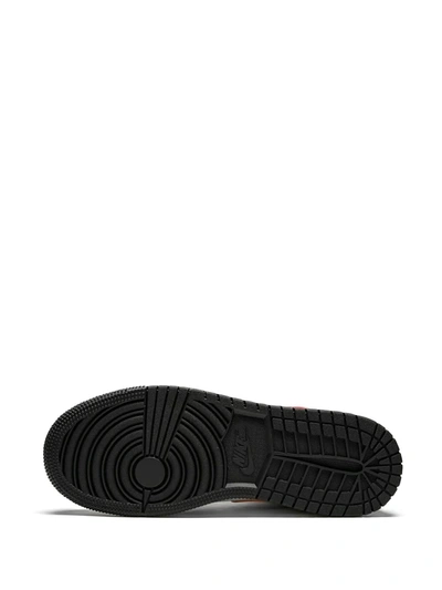 Jordan Teen Air  1 Mid Sneakers In Black