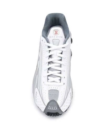 Shop Nike Shox R4 Sneakers In White