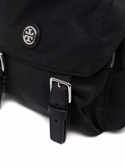 Tory Burch Nylon Small Messenger In Schwarz