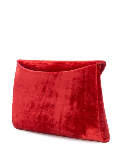 Shop Tyler Ellis Lee Pouchet Large Clutch In Red