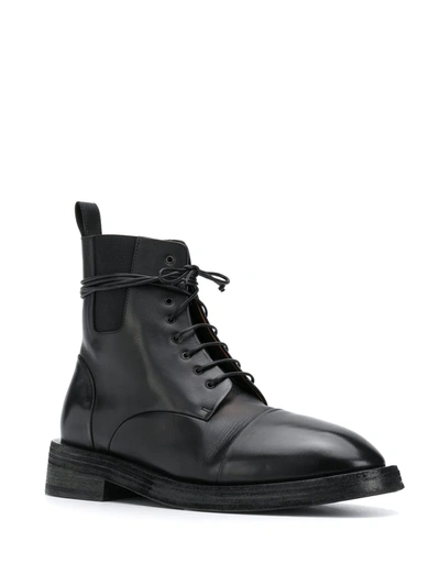 Shop Marsèll Lace-up Ankle Boots In Black