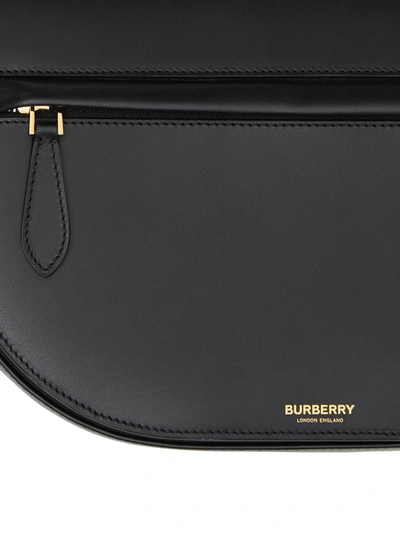 Burberry Medium Olympia Crossbody Bag In Black