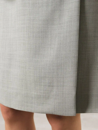 Pre-owned Jean Louis Scherrer Vintage A-line Skirt In Grey