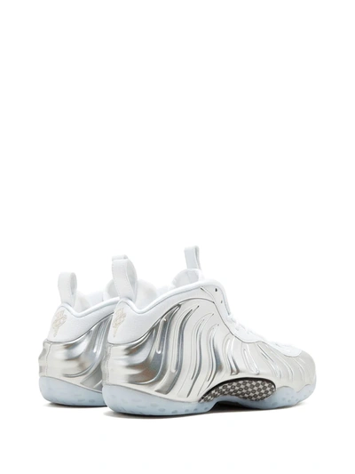 Shop Nike Foamposite One "silver" Sneakers In White
