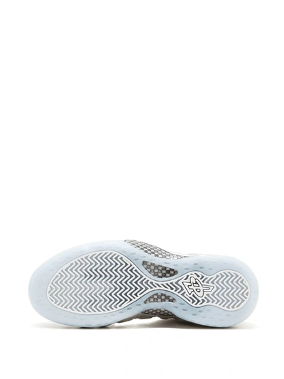 Shop Nike Foamposite One "silver" Sneakers In White