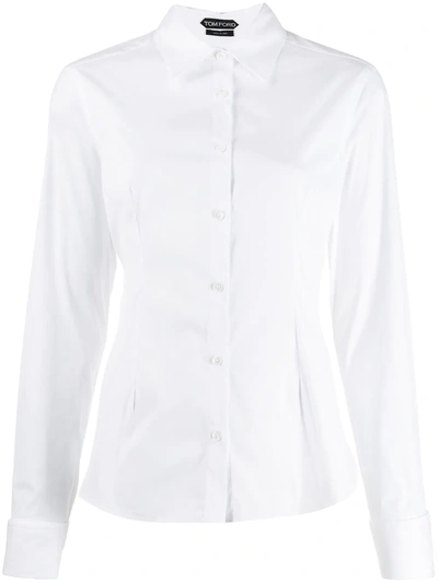 Shop Tom Ford Classic Shirt In White