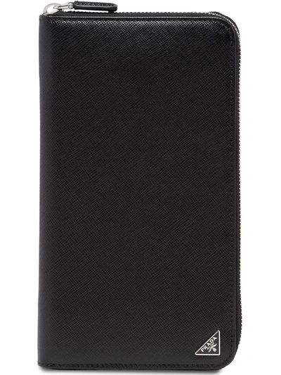 Shop Prada Document Holder In Black