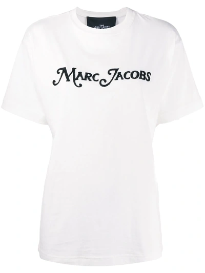 Shop Marc Jacobs The Logo T-shirt In White