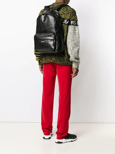Balenciaga Small Explorer Backpack In Black