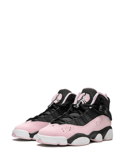Nike Teen Jordan 6 Rings Sneakers In Black