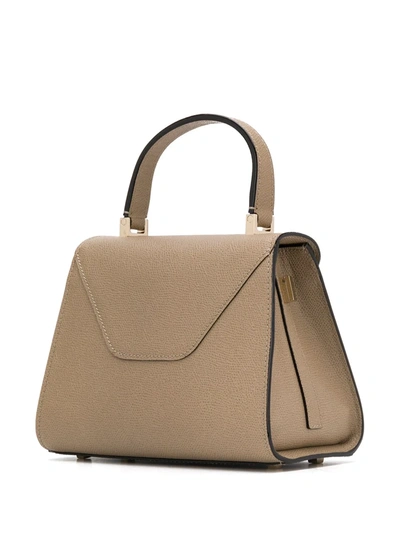Valextra Iside Petite Tote Bag In Neutrals