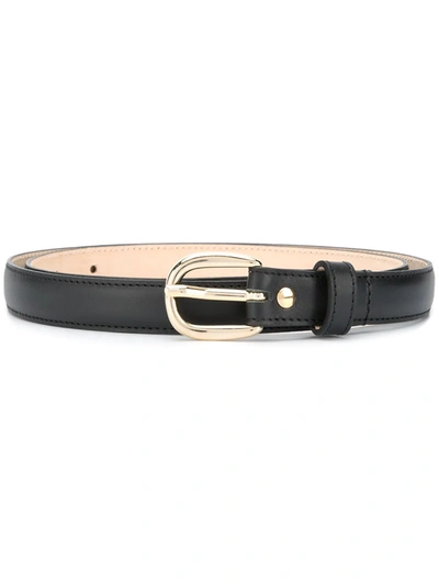 Shop Apc Rosette Belt In Black