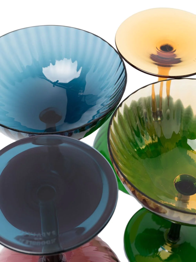 La Doublej Champagne Coupe Set Of 4 In Blue