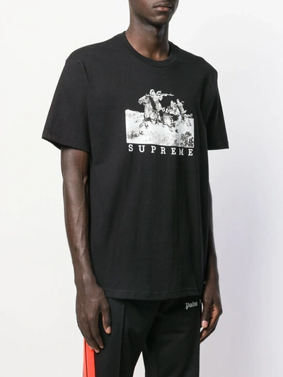 Shop Supreme Riders T-shirt In Black