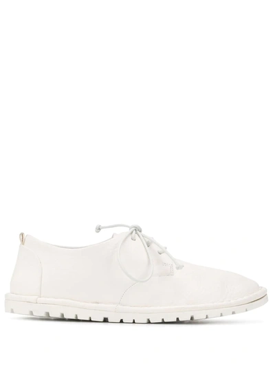 Shop Marsèll Ridged Sole Shoes In White