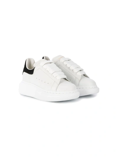 Shop Alexander Mcqueen Oversized Lace-up Sneakers In White