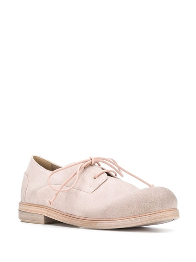 Shop Marsèll Lace Up Suede Shoes In Pink