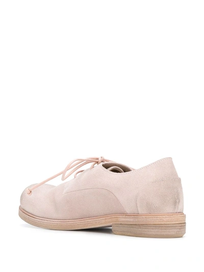 Shop Marsèll Lace Up Suede Shoes In Pink