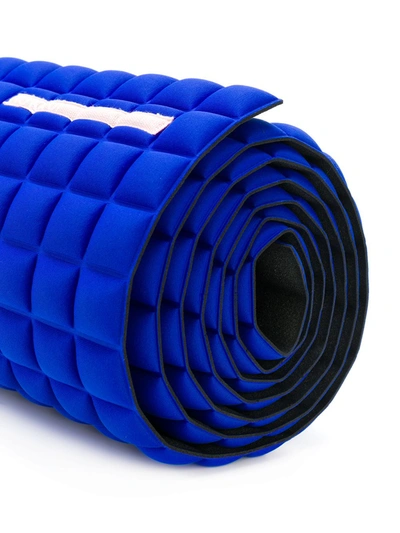 Shop No Ka'oi Padded Yoga Mat In Blue