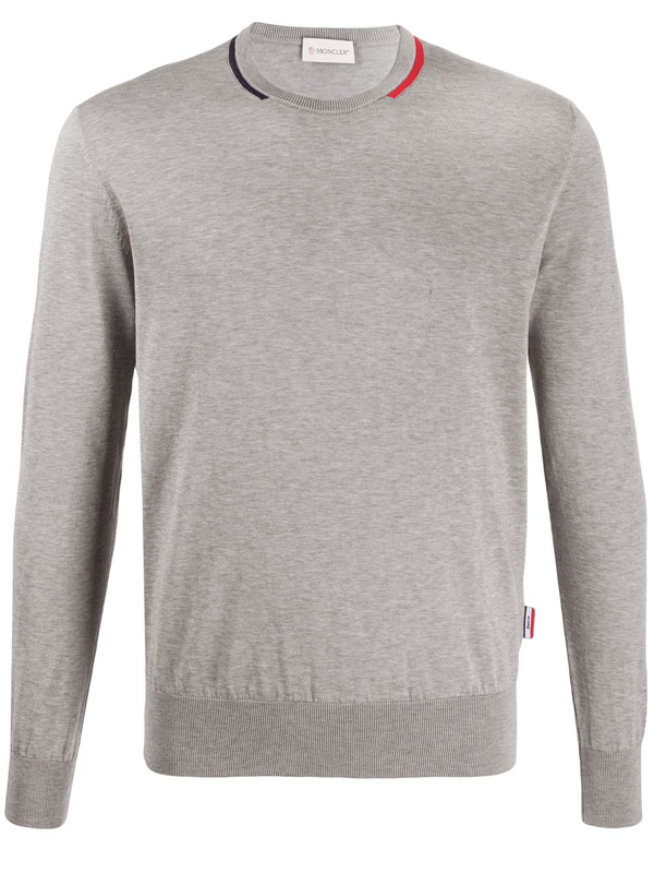 grey moncler jumper