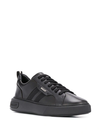 Shop Bally Maxim Low-top Sneakers In Black