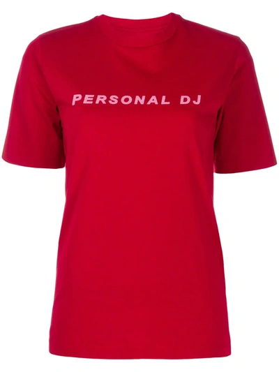 PERSONAL DJ CREWNECK T-SHIRT