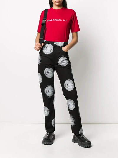 Kirin Personal Dj Print T-shirt In Red