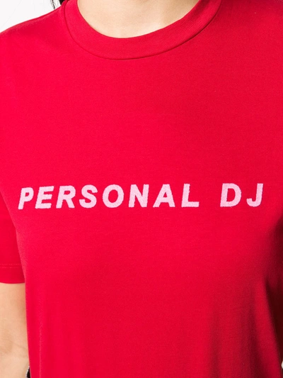 Kirin Personal Dj Print T-shirt In Red