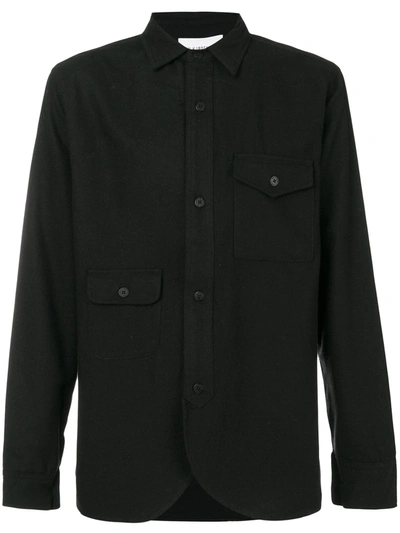 Shop Han Kjobenhavn Classic Fitted Shirt In Black