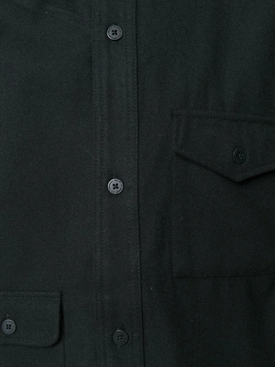 Shop Han Kjobenhavn Classic Fitted Shirt In Black