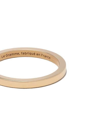 Le Gramme 18kt Yellow Polished Gold 5 Grams Ribbon Ring In Yellow Gold