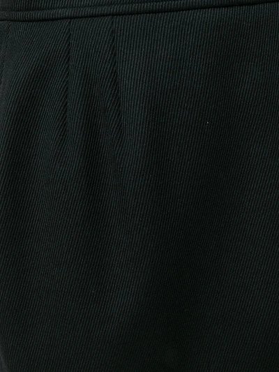 Pre-owned Saint Laurent High Rise Straight Skirt In Black