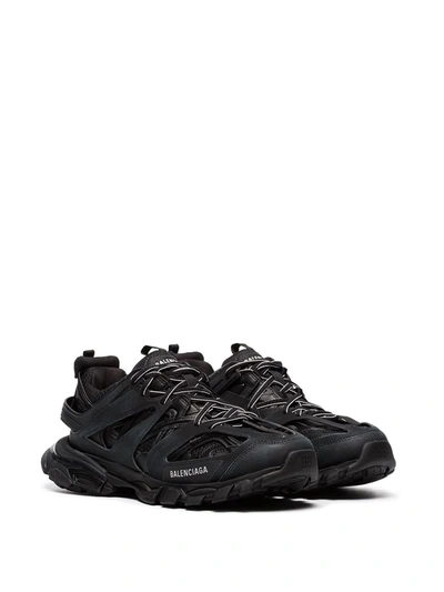 Balenciaga Black Track Jelly Low Sneaker Men In Black
