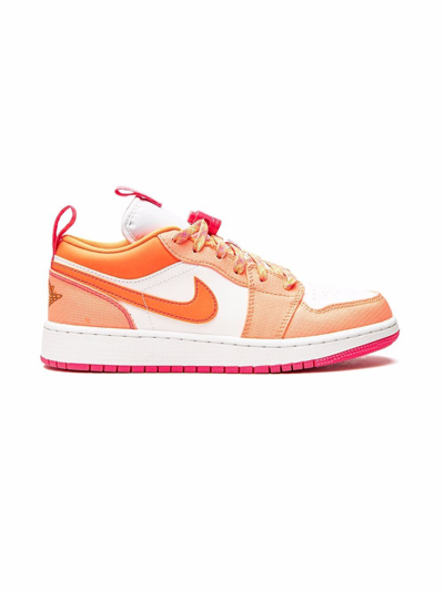Jordan Air  1 Low Utility Sneakers In Orange