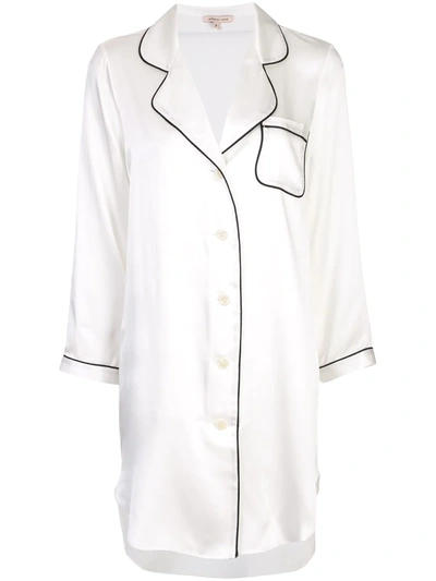 Shop Morgan Lane Jillian Night Shirt In White