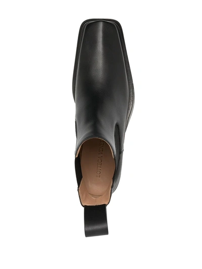 Shop Bottega Veneta Western Style Ankle Boots In Black
