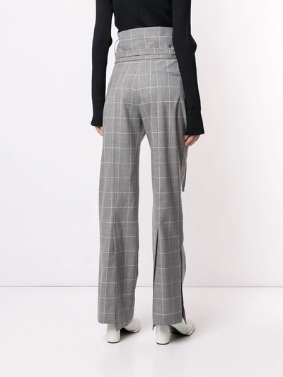 Shop Eudon Choi Carolyn Trousers In Grey